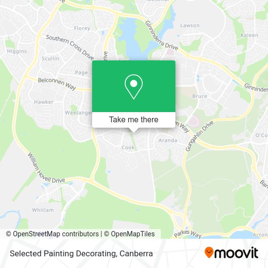 Selected Painting Decorating map