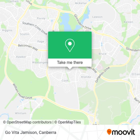Go Vita Jamison map