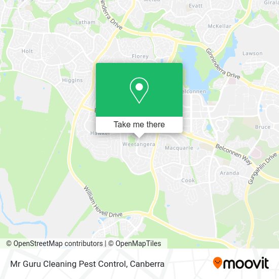 Mr Guru Cleaning Pest Control map