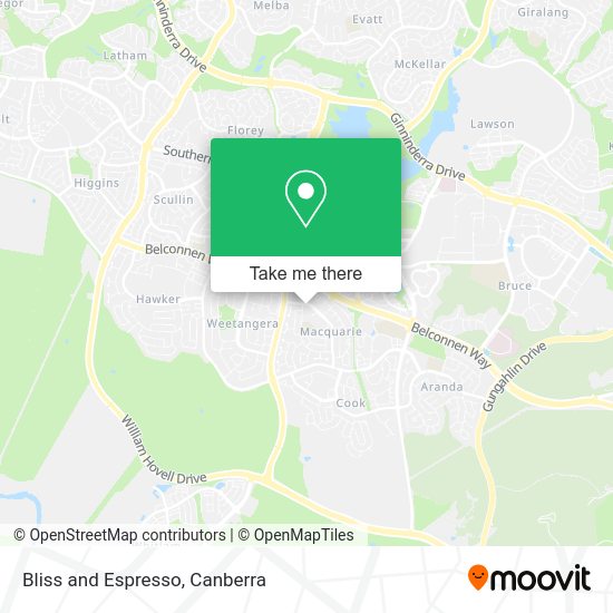 Bliss and Espresso map