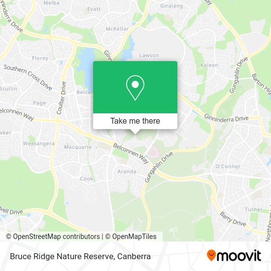 Bruce Ridge Nature Reserve map