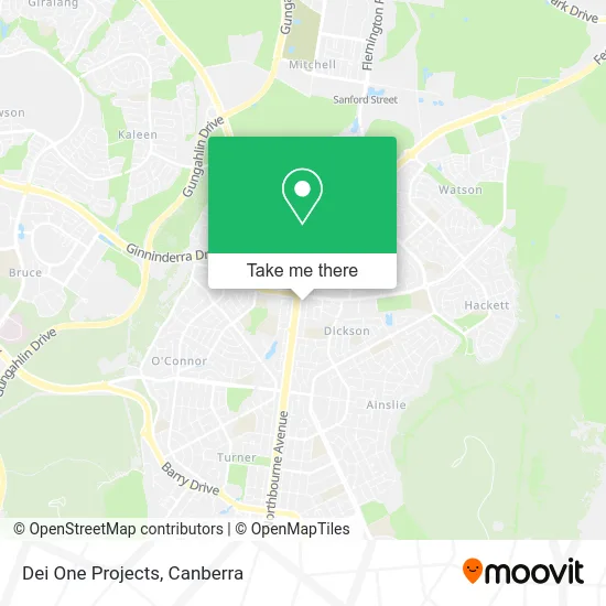 Mapa Dei One Projects