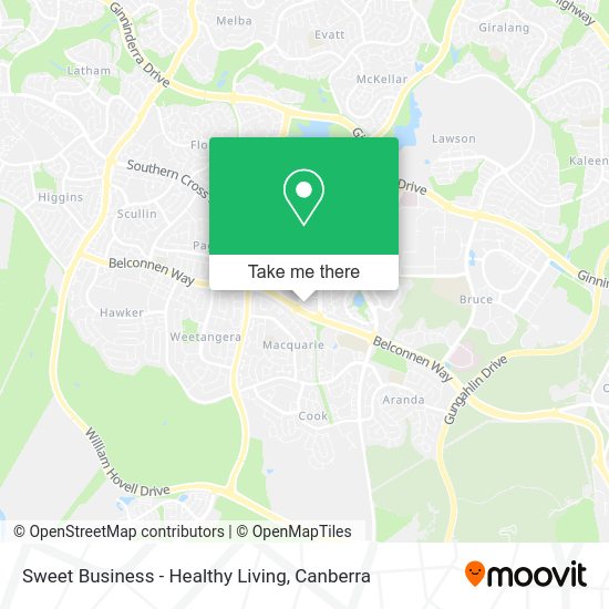Sweet Business - Healthy Living map