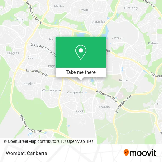 Wombat map