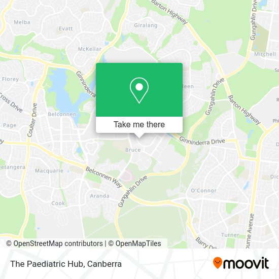 The Paediatric Hub map