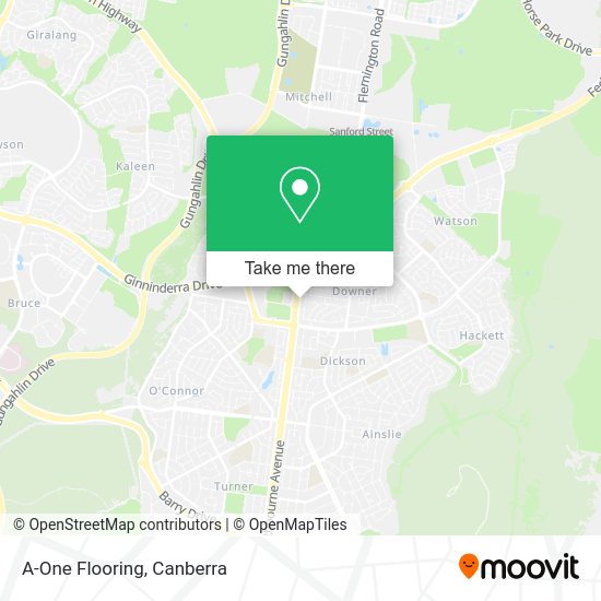 A-One Flooring map