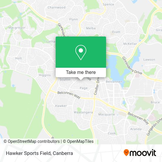 Hawker Sports Field map