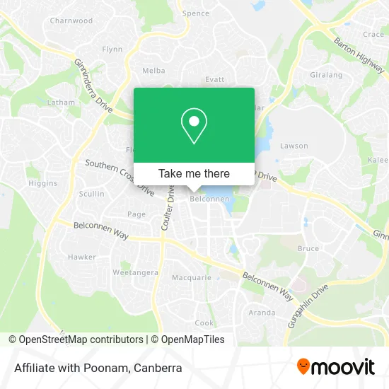 Affiliate with Poonam map