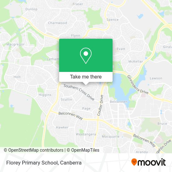 Florey Primary School map