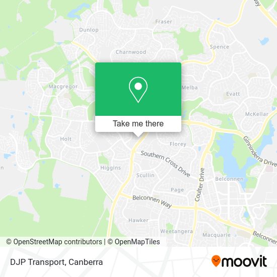 DJP Transport map