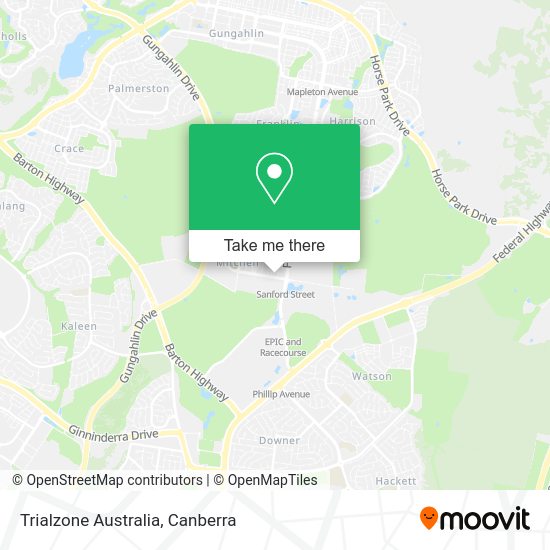 Trialzone Australia map