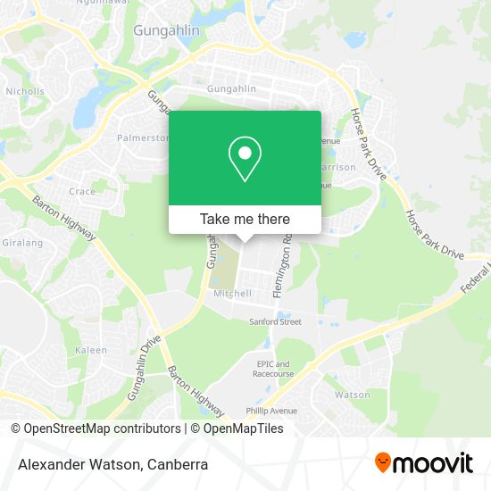 Alexander Watson map