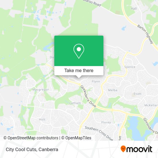 City Cool Cuts map