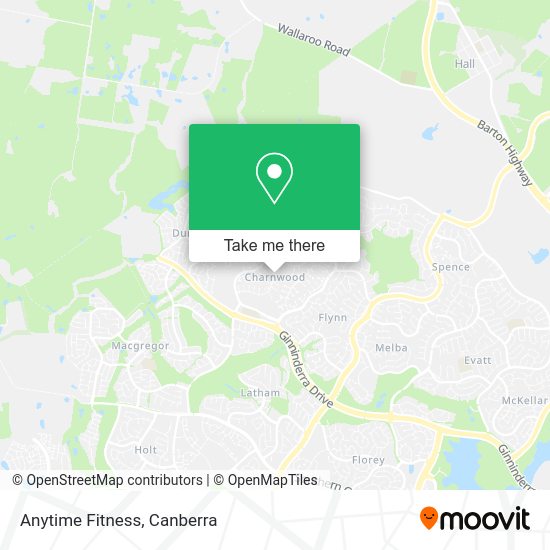 Anytime Fitness map
