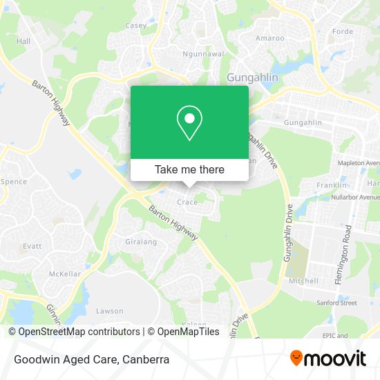 Goodwin Aged Care map
