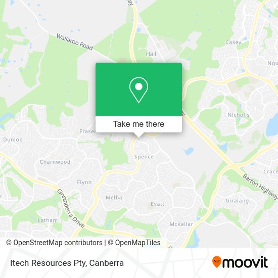 Itech Resources Pty map