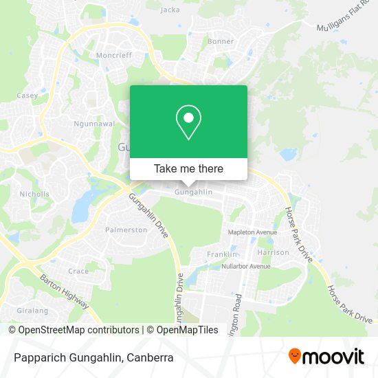 Papparich Gungahlin map
