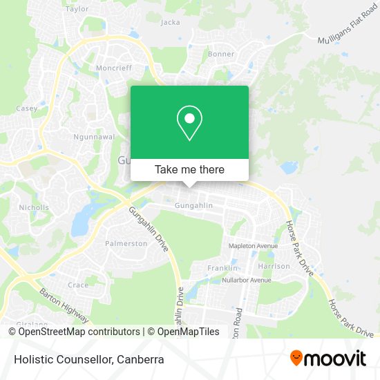 Holistic Counsellor map