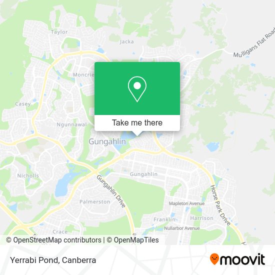 Yerrabi Pond map