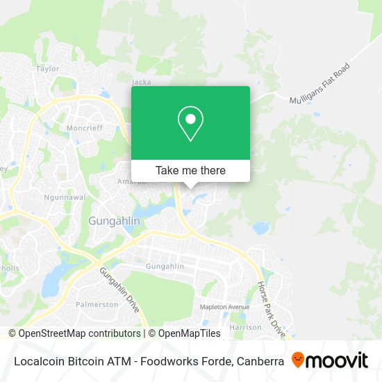 Localcoin Bitcoin ATM - Foodworks Forde map
