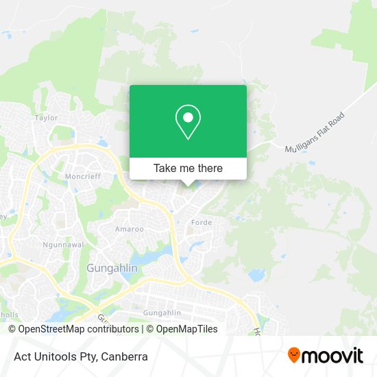 Act Unitools Pty map