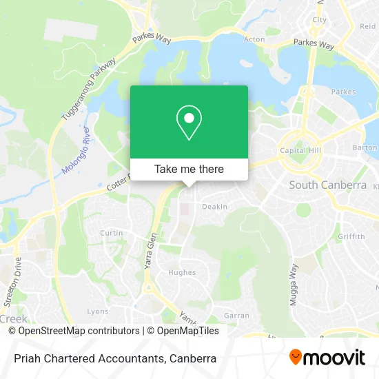 Priah Chartered Accountants map