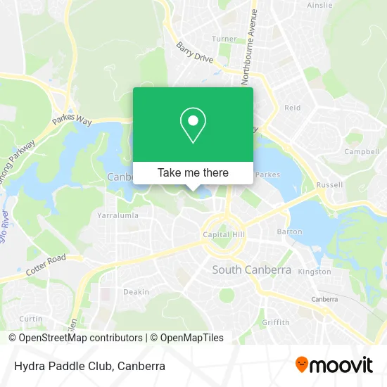 Hydra Paddle Club map
