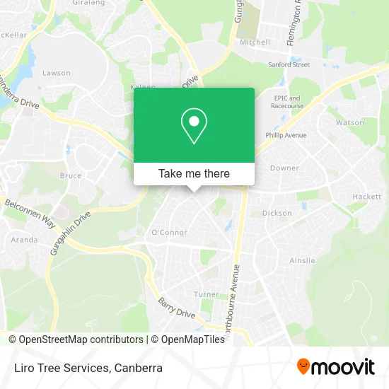 Liro Tree Services map