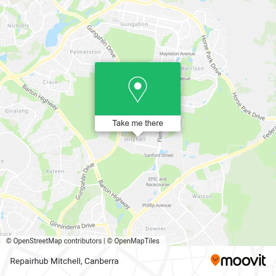 Mapa Repairhub Mitchell