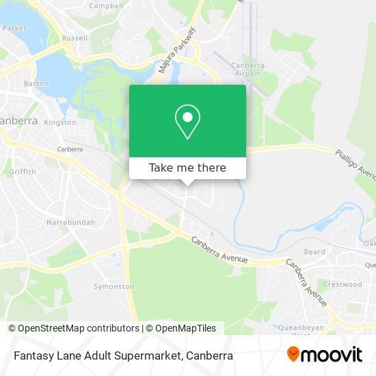 Fantasy Lane Adult Supermarket map