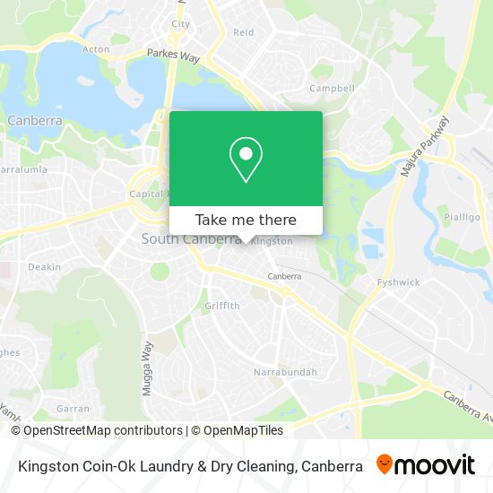 Kingston Coin-Ok Laundry & Dry Cleaning map