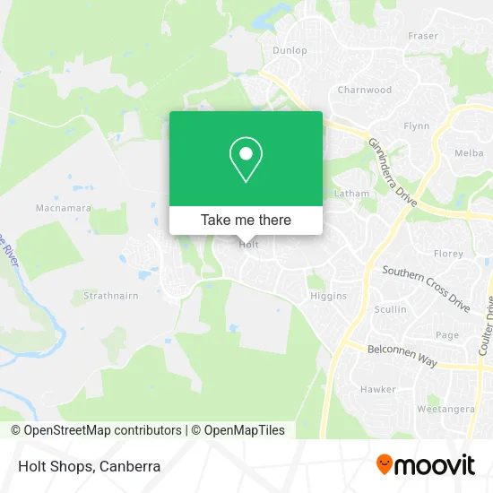 Holt Shops map