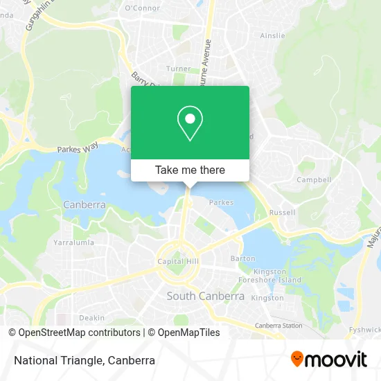 Mapa National Triangle
