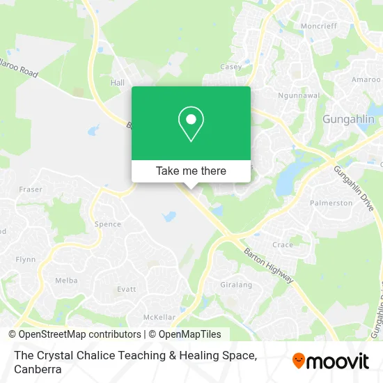 Mapa The Crystal Chalice Teaching & Healing Space