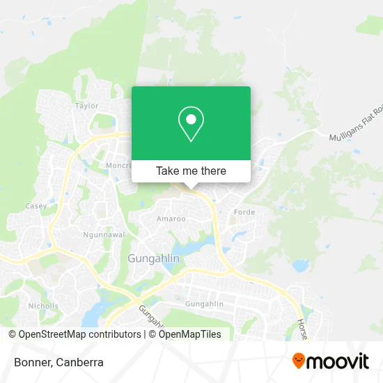 Mapa Bonner