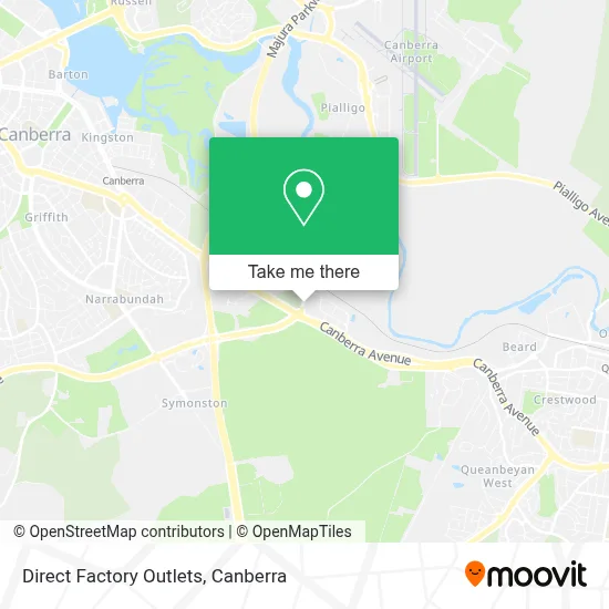 Mapa Direct Factory Outlets