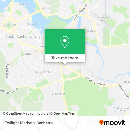 Twilight Markets map