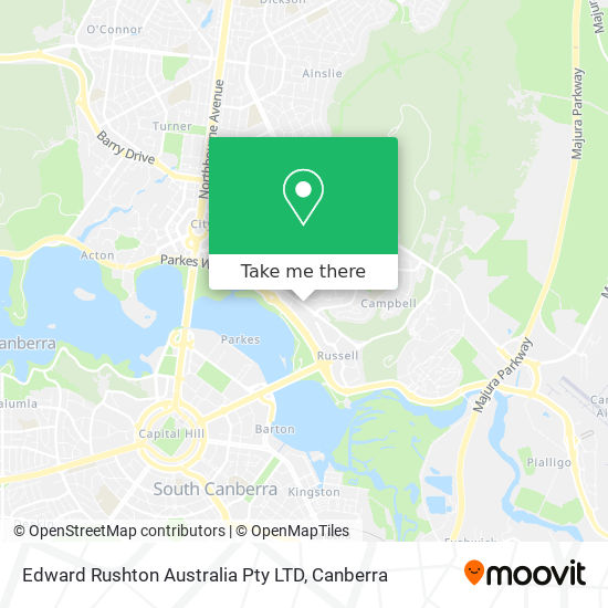 Edward Rushton Australia Pty LTD map