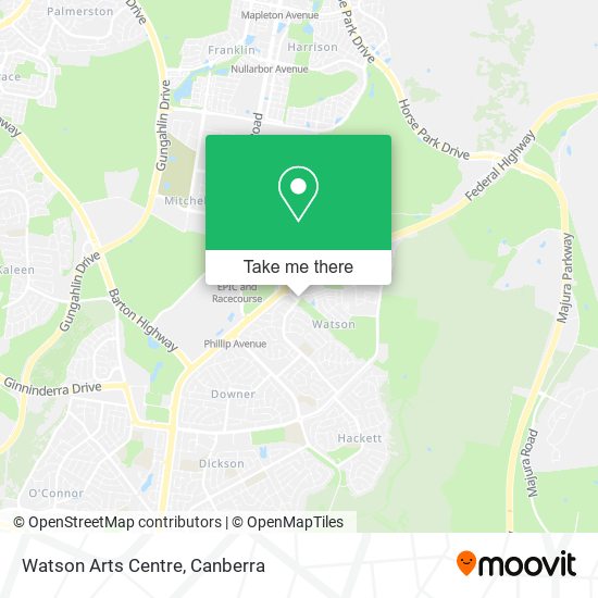 Watson Arts Centre map