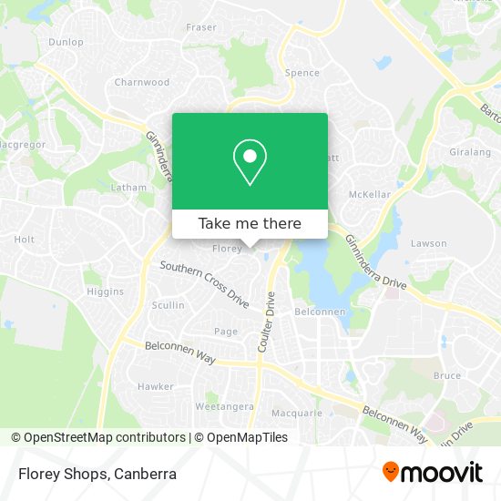 Florey Shops map