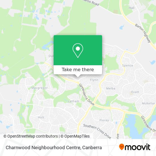 Charnwood Neighbourhood Centre map