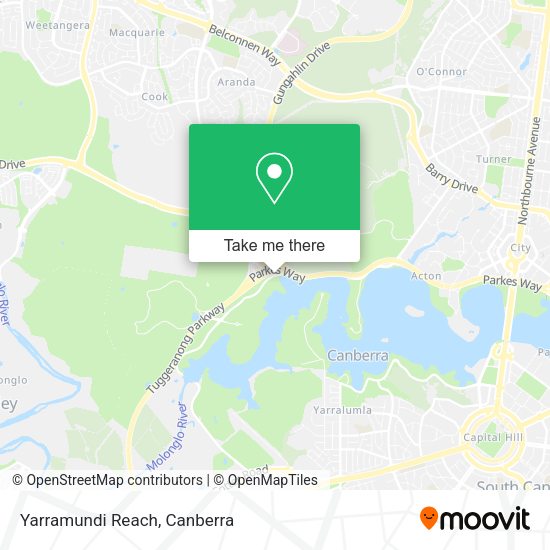 Yarramundi Reach map