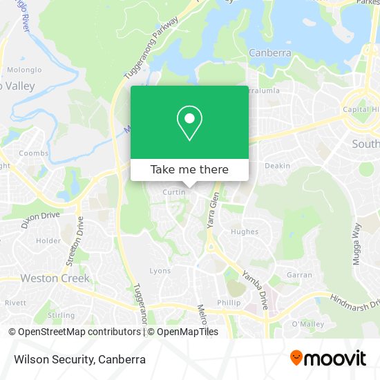 Wilson Security map