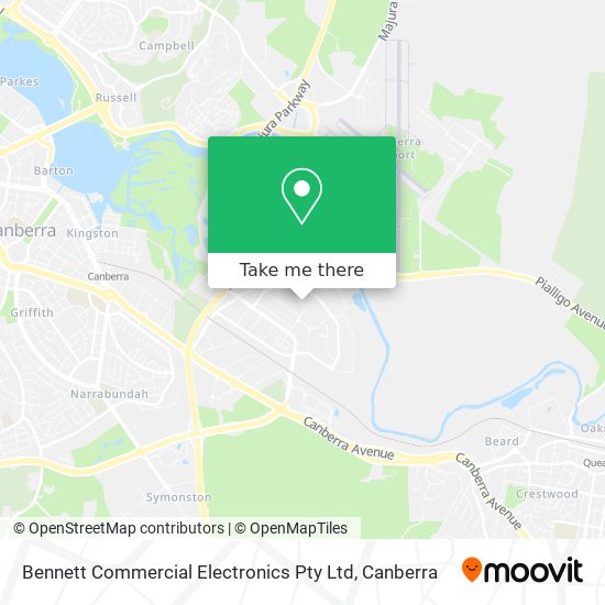 Bennett Commercial Electronics Pty Ltd map