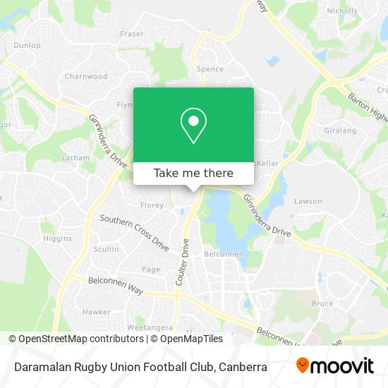 Daramalan Rugby Union Football Club map