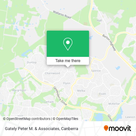 Gately Peter M. & Associates map