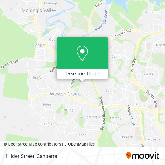 Hilder Street map