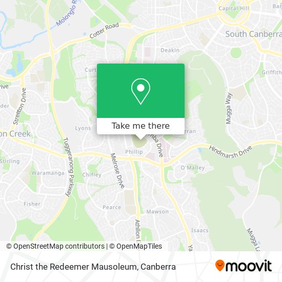 Christ the Redeemer Mausoleum map