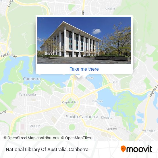 National Library Of Australia map