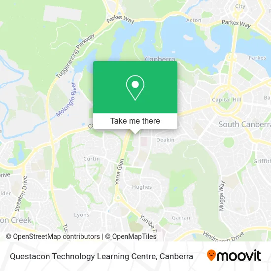 Mapa Questacon Technology Learning Centre